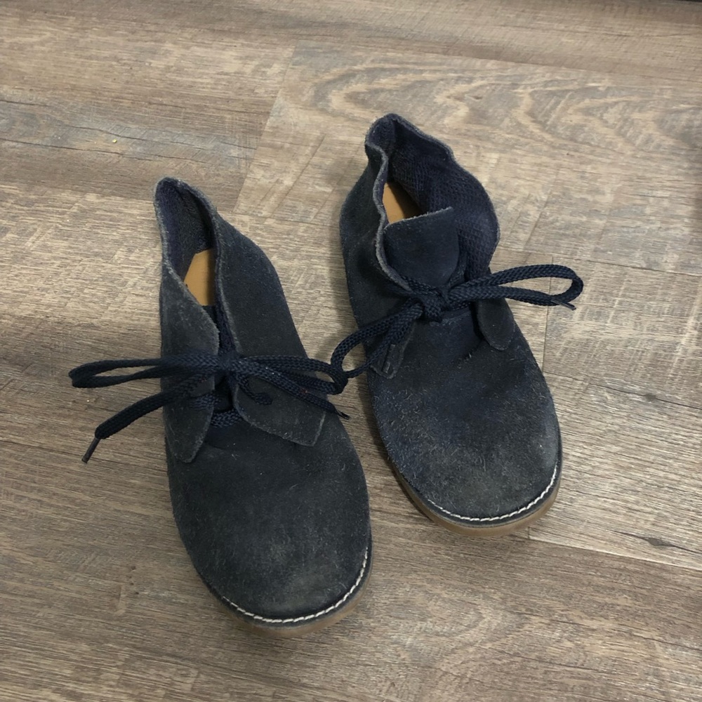 Crewcuts Kids Dress Shoes in Dark Blue